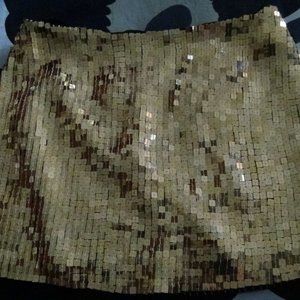 VS Gold Hugo Buscati Sequin Skirt